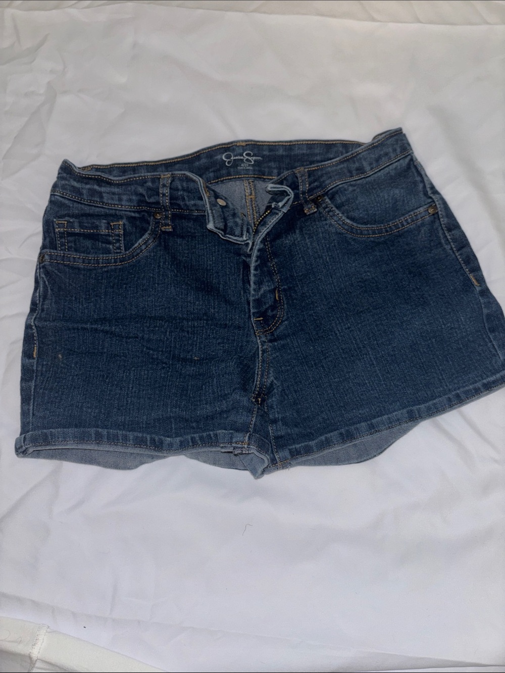 Jessica Simpson Dark Blue Denim Jean Shorts